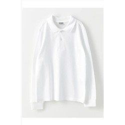 LC Waikiki, Kids Polo Yaka Basic Uzun Kollu Erkek Çocuk Tişört
