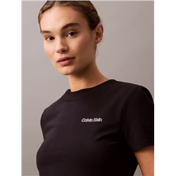 Foil Logo Graphic Slim T-Shirt