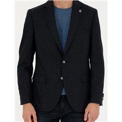 Lacivert Ekstra Slim Fit Blazer Ceket