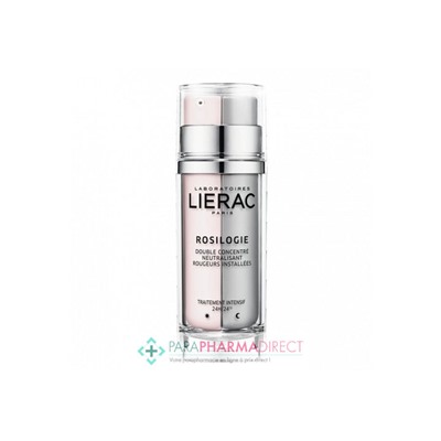 Lierac Rosilogie Double Concentré Neutralisant Rougeurs Installées 2x15ml