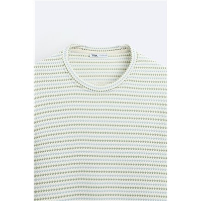 SUDADERA JACQUARD RAYAS