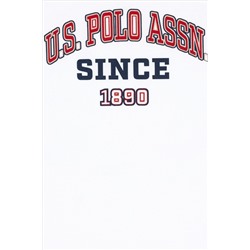 Erkek Çocuk Beyaz Bisiklet Yaka Tişört