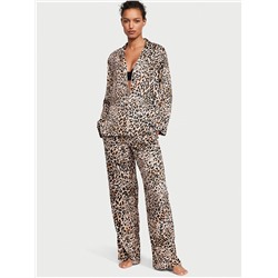 VICTORIA'S SECRET Satin Long Pajama Set