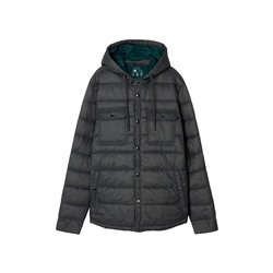 Anorak con capucha Gris