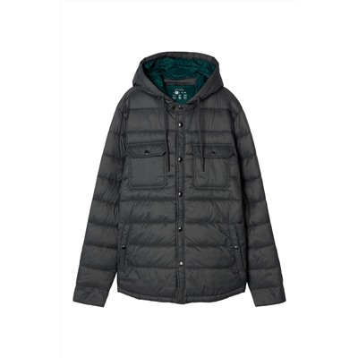 Anorak con capucha Gris