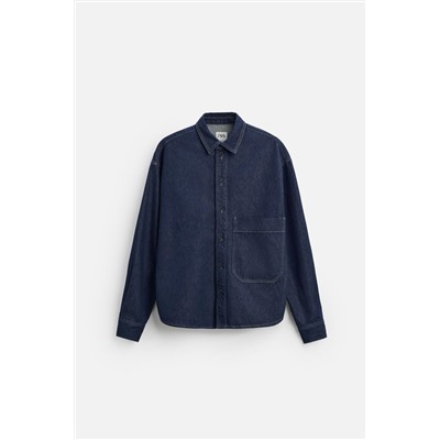 SOBRECAMISA DENIM BOLSILLO