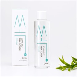 Soak Out PHA Toner Peeling, Слабокислотный Отшелушивающий Тонер