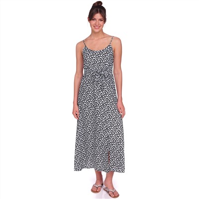 Damen Maxikleid mit Millefleur-Print