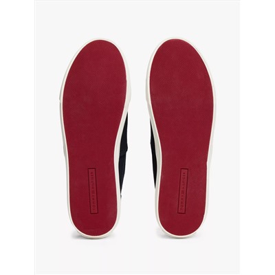 Embossed Logo Canvas Sneaker