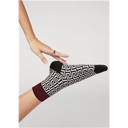 Kurze gemusterte Socken