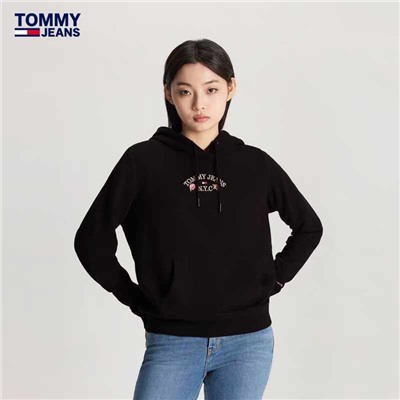 Женская толстовка с вышивкой  Tomm*y Hilfige*r