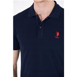 Erkek Koyu Lacivert Basic Polo Yaka Tişört