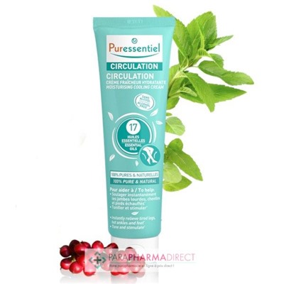 Puressentiel Circulation Crème Fraîcheur Hydratante 100 ml