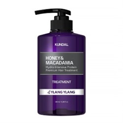 Honey & Macadamia Protein Hair Treatment_Ylang Ylang Кондиционер для увлажнения и питания на основе меда и макадамии с ароматом иланг-иланг