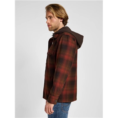 Premium Men's Western Hooded Shirt Jacket
