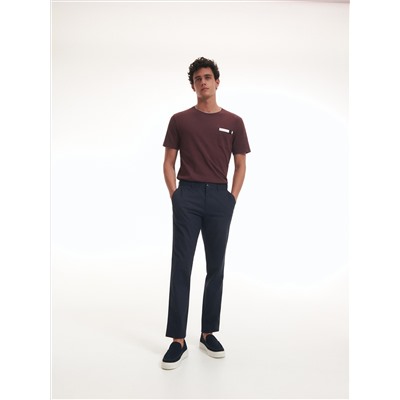 Chinohose mit Slim-Fit
