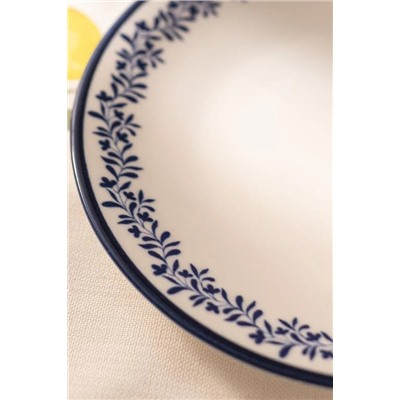 Rêve Bleu Couronne pasta tabağı 19 cm