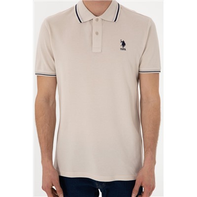 Erkek Regular Fit Polo Yaka Taş Basic Tişört