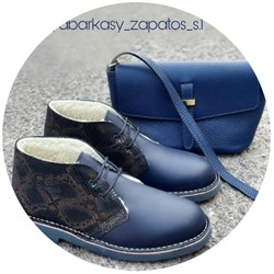 AB.Zapatos 4525 marino+PELLE 169