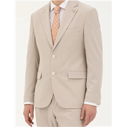 Bej Slim Fit Takım Elbise