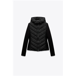 CONTRAST PUFFER JACKET