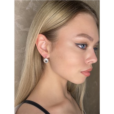 Подвеска из золочёного серебра с кристаллом Swarovski 925 пробы 0042п-001з