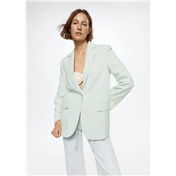 Americana traje rayas -  Mujer | MANGO OUTLET Melilla