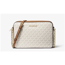 Jet Set Large Printed Logo Crossbody Bag
