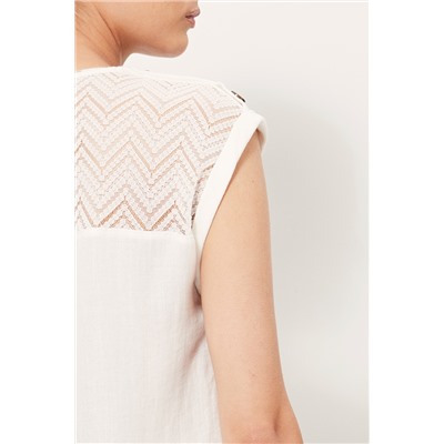 Blusa Blanco roto
