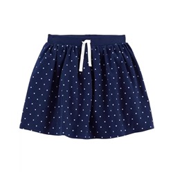 Kid Polka Dot Jersey Skort