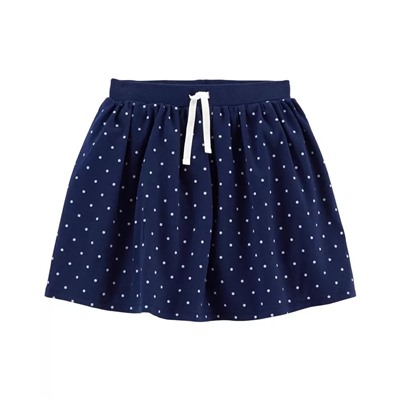 Kid Polka Dot Jersey Skort