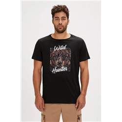 Bad Bear, Hunt Siyah Baskılı Erkek Tişört