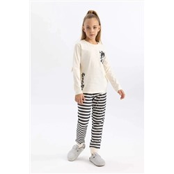 Defacto Kız Çocuk Winx Club Uzun Kollu Pijama Takımı B3212A8ER134