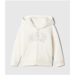 babyGap Logo Sherpa-Lined Zip Hoodie