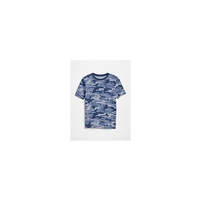 Kids Print Short Sleeve Pocket T-Shirt