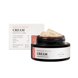 VILLAGE 11 FACTORY MIRACLE YOUTH CREAM  Антивозрастной крем для лица с ретинолом, пальмитиновой кислотой и скваленом 50мл