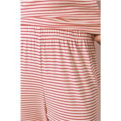 Pijama largo punto extra suave rayas Mafalda