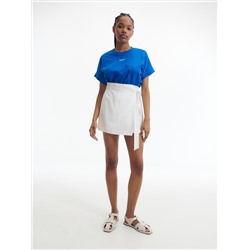 Shorts mit Bindedetail