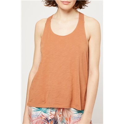 Top Jyllie Camel jaspeado