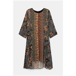 Vestido cenefas boho