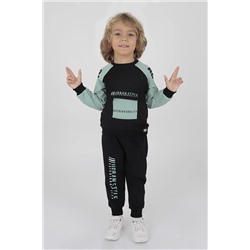 AHENGİM Kids Ak15027 Erkek Urban Baskılı Eşofman Takım 1-2-10001070