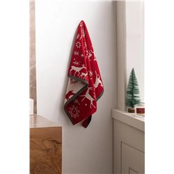 Hebert %100 Pamuk Yüz Havlusu - Kırmızı