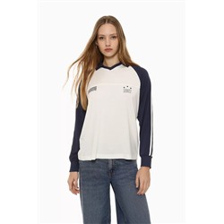 Long sleeve football T-shirt