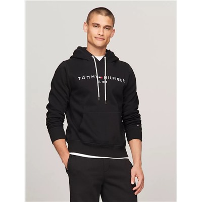 EMBROIDERED TOMMY LOGO HOODIE