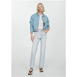 Jeans rectos tiro medio