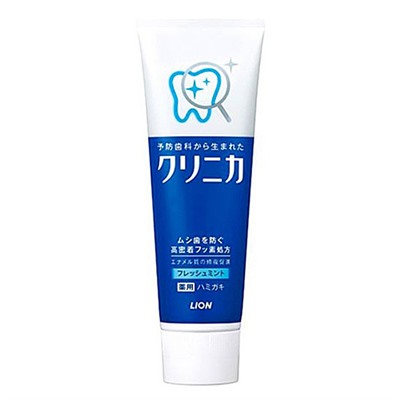 LION Зубная паста Clinica Fresh Mint комплекс действ с защ от кариеса аромат освеж мяты туба 130 гр.