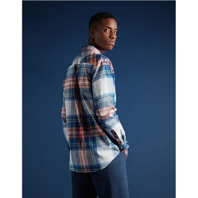 Pocket Plaid Shirt, Men, Multicolour