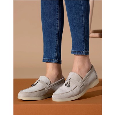 Gri Loafer Ayakkabı