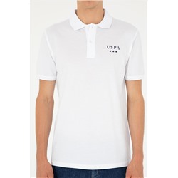 Erkek Regular Fit Polo Yaka Beyaz Tişört
