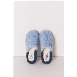 Zapatillas casa ducha Mickey azul estampado